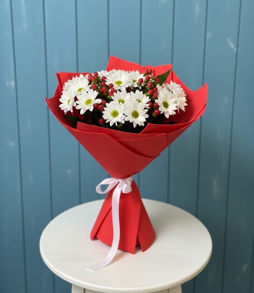 Букет цветов из: Хризантемы в Янкуле