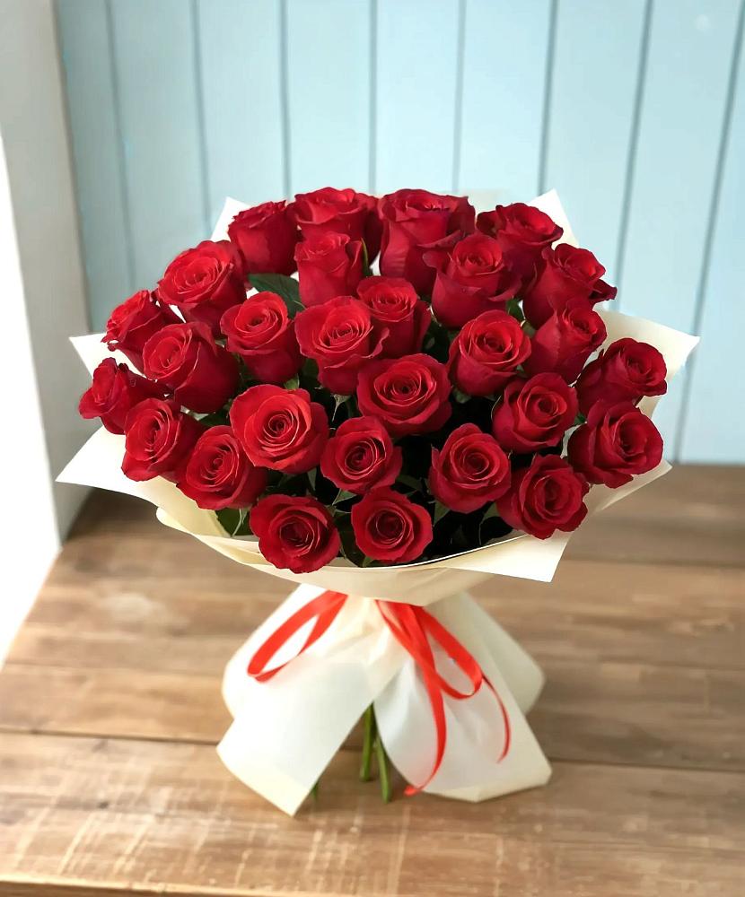 Букет 29 Красных роз в Янкуле