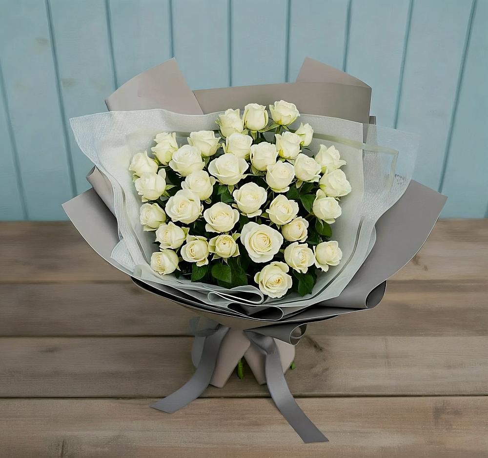 Букет Белоснежная нежность в Янкуле