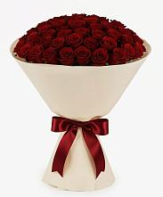 Букет 101 Бордовая роза Блэк Бакарра в Янкуле