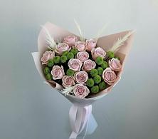 Букет цветов из:  Розы и Хризантемы в Янкуле