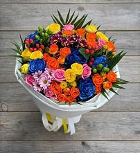 Букет цветов из:  Розы и Хризантемы в Янкуле