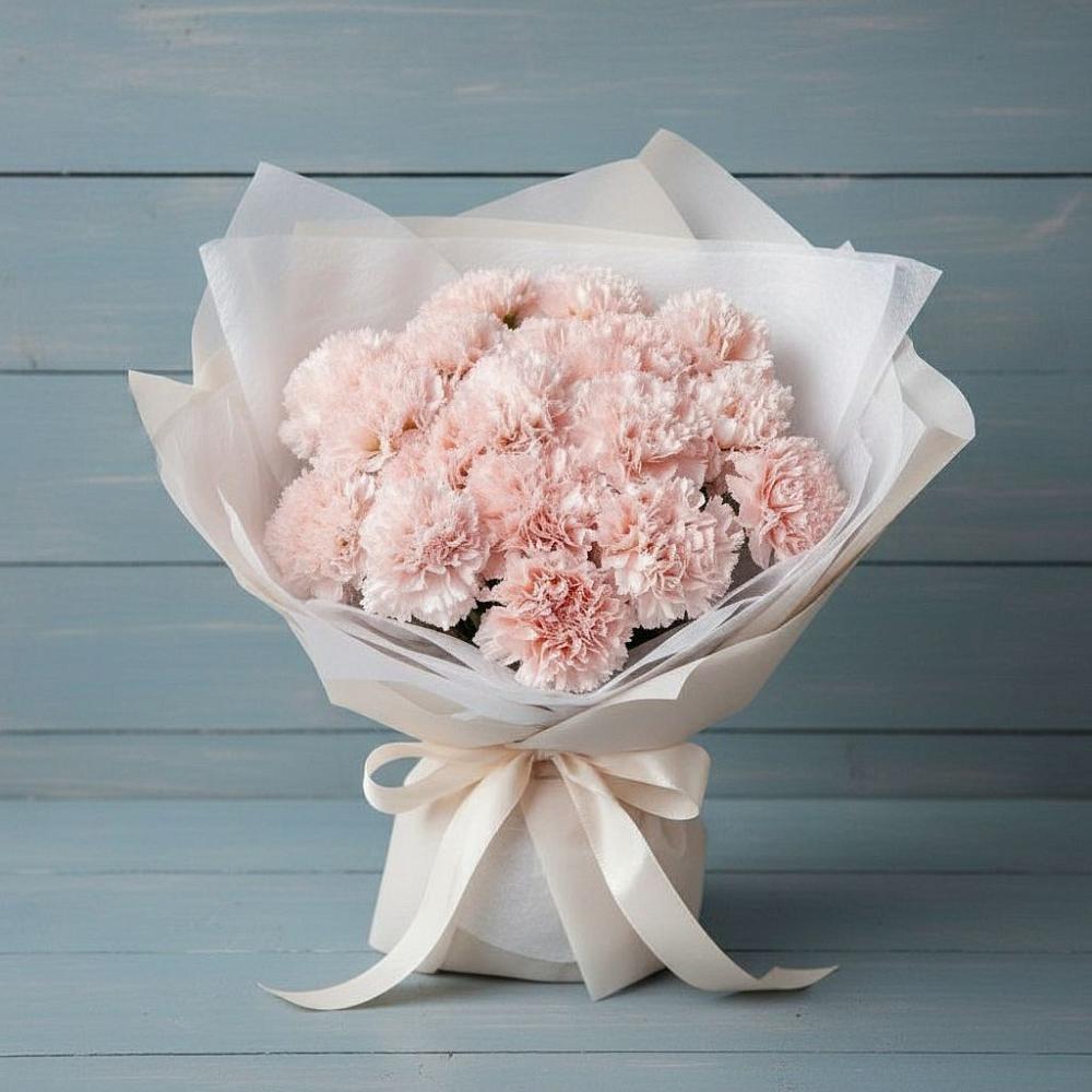 Букет цветов из: Гвоздики в Янкуле