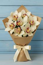 Букет цветов из:  Орхидеи и Розы в Янкуле